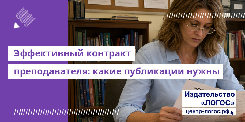 Эффективный контракт преподавателя: какие публикации нужны